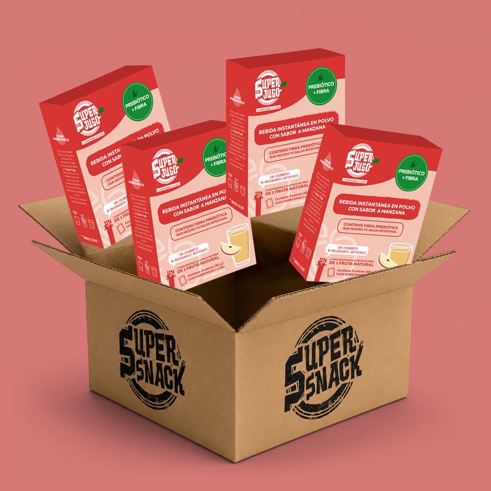 Super Jugo probiótico sabor Manzana