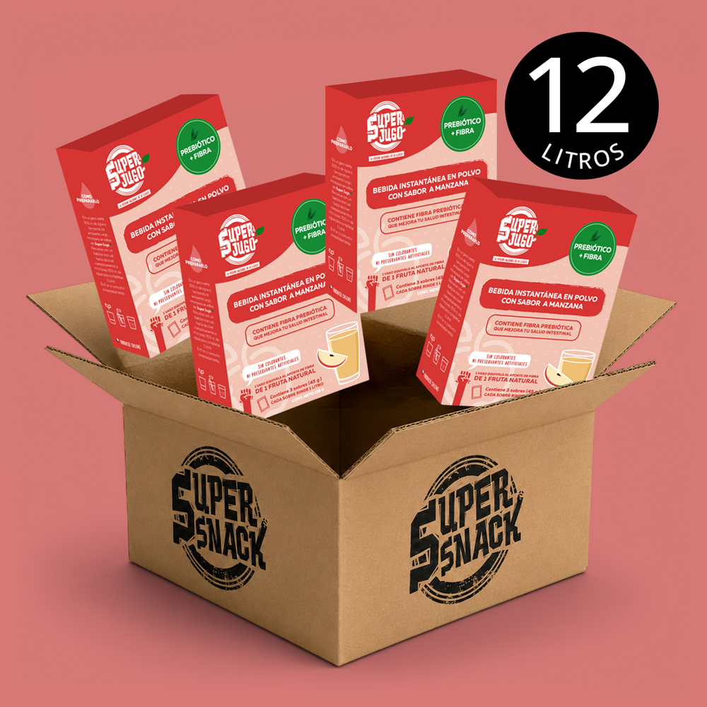 Super Jugo probiótico sabor Manzana