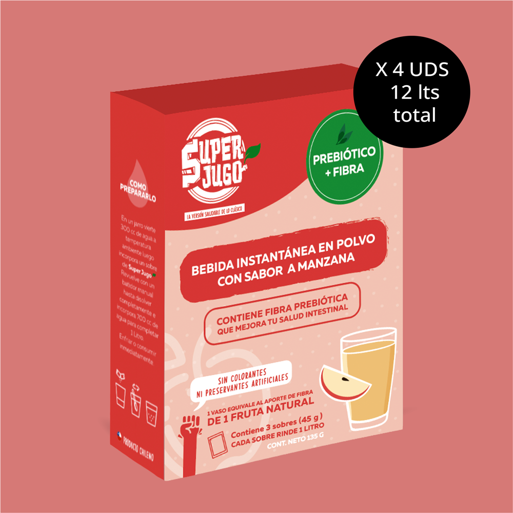 Super Jugo probiótico sabor Manzana - Imagen 2